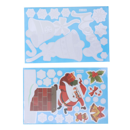 Double-Sided Snowflake Decor, Water-Application Decorations For Glass Windows, Simple Operation No Glue Needed, Environmentally Friendly Harmless, Can 2