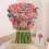 Δώρα για όλες τις περιστάσεις, Pop Up Cards, Όμορφη, 3D μπουκέτο λουλουδιών με τουλίπες, 4