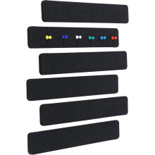 Stair Treads Carpet Non Slip, Skid Safety Tape For Indoor And Outdoor Use, Pre Cut Floor Grip Strips, Durable Waterproof Non Slip Outdoor Tape (6PCS)