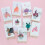 Ποικιλία ευχετήριων καρτών Lovely3D Bouquet, εμπνευσμένη συλλογή ευχετήριων καρτών για 2