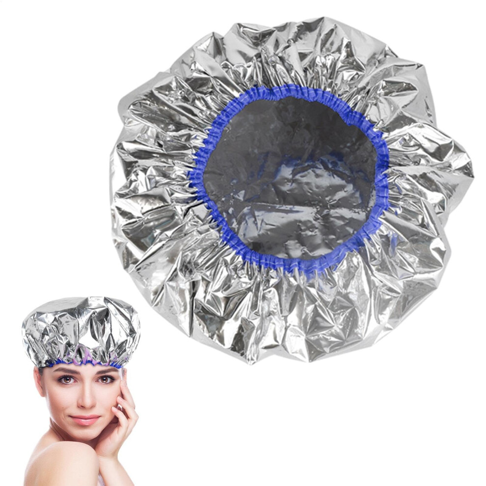Foil Cap Hair Deep Conditioning Cap, Aluminum Foil Thermal Cap For Hair Dye, Steaming, Home Use