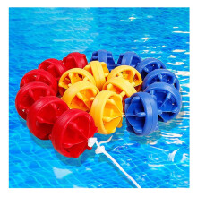 Adjustable Pool Safety Rope 1633 Ft | Indoor Outdoor Pools Floating Divider | Depth Barrier 5m Blue