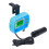 Medidor digital de qualidade da água para pH e temperatura com eletrodo BNC substituível, calibração automática, display duplo com função de 5