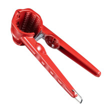 Nut Cracker With Double Openings Thickened Aluminum-Red single