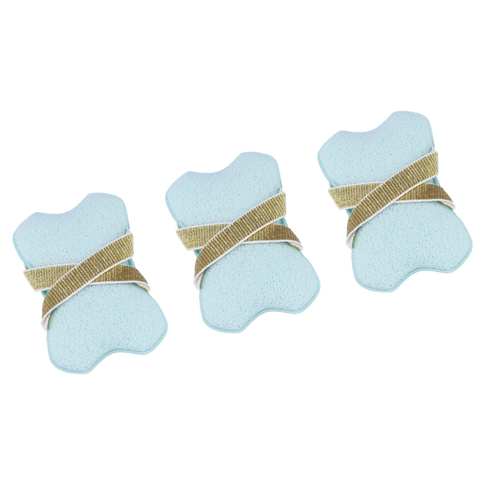 3Pieces Soap Savers Bag with Secure Strap For Multipurpose-Blue