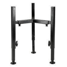Height Regulable Dog Feeders Carbon Steel Stand-Single plate