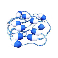 Swimming Pool Safety Divider Rope 5M Lane Line With Hooks For Swim Lane Marking And Pool Safety
