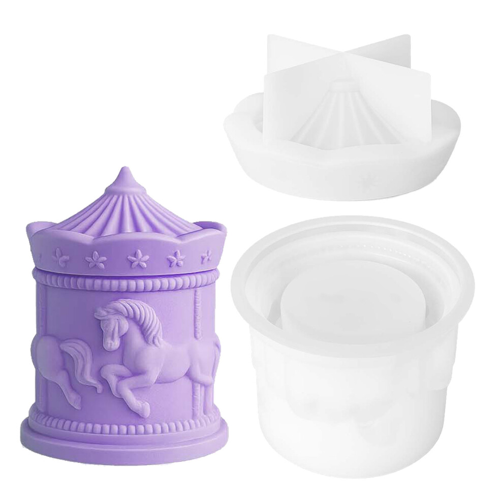 Beginner Friendly Silicone Carousel Mould Allowing Simple 7695000364530