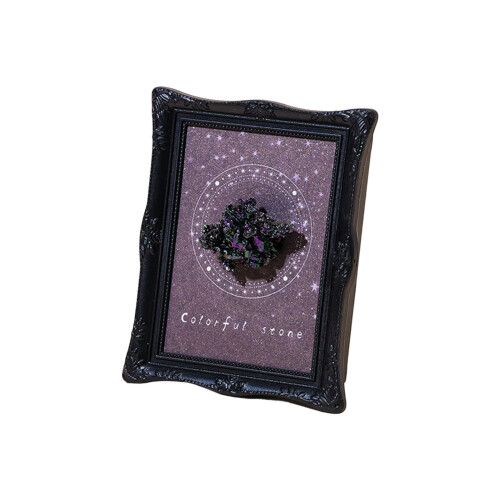 Artistic Magnetic Crystal Stone Refrigerator Frame-Colorful ore