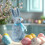 User Friendly Foam Easters Rabbit Ornament Glittering-Pink 6