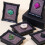 Decorsative Natural Crystal Stone Display Photo Frame-malachite 7