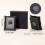 Decorsative Natural Crystal Stone Display Photo Frame-malachite 4