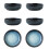 Pack of 6 Small Appetizer Dishes Plate Perfect for-Yaolan 1