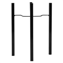 Ausziehbarer Pflanzenständer, moderner Metall-Pflanzenständer im Mid-Century-Stil, schnelle und einfache Montage für Töpfe von 23–33 cm
