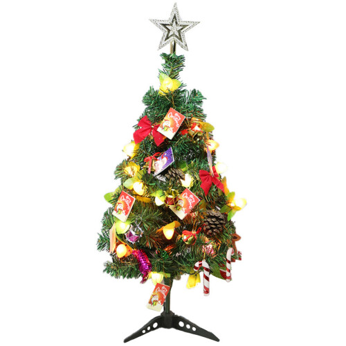 Charming Mini Artificial Pine Tree, 60cm With High-Quality PVC Branches