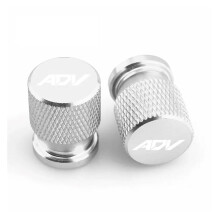Airtight Valve Core Cover Aluminum Alloy Tire Valve Cap Silver for ADV750 350 400X ADV150/160