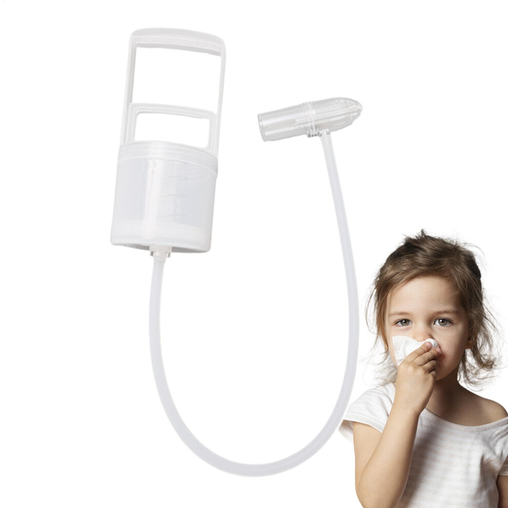 Baby Nasal Aspirator  Manual Booger Sucker, Nose Aspirator for Babies and Toddlers, Soft Tip, Reusable, Safe for Kids
