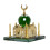 Desktop car decorations, religious building models, luxurious 6