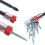 Magnetic Driver Ring For Hex Driver, Removable Magnetizer, Magnetized Screw Catcher, Red Driver Bit Head Magnetic Ring 5