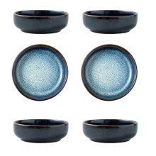 Pack of 6 High Quality Ceramic Sauce Dishes Durable-Yaolan