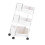 Multilayered Slimline Mobile Shelving Unit-3 layers without cov 1