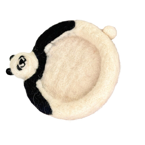 Decorationative Animal Themed Wool Felt Coaster Handmade for-8