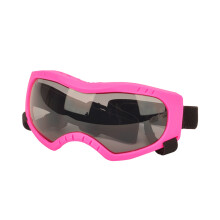 Windproof Soft Pet Dogs Glasses for Snow Sports Dogs-pink gray