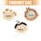 Decorationative Animal Themed Wool Felt Coaster Handmade for-8 3