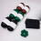 6 Pcs Polyester Yarn Fabric Cloth Knitting-brown green black 6