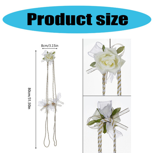 Soft and Comfortable Handfasting Cord Adjustable Length-White 1