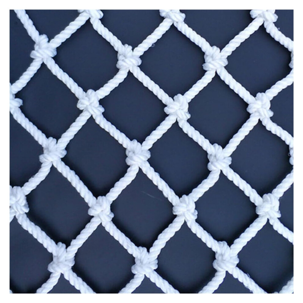 Anti Fall Rope Netting White 3x4m (9.84x13.12ft) Outdoor Terrace Safety Net For Bunk Beds Windows Balconies