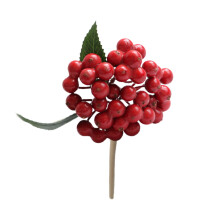 Realistische decoratieve bessen verfraaien je creatieve ruimte. Schuimrubberen bessen met metalen draadstelen zijn een must-have voor doe-het-zelf