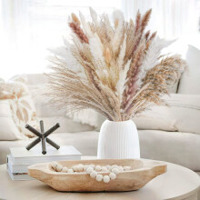 Flores secas naturais, decoração rústica para casamento em estilo fazenda, 74 peças, decoração boho para casa, projetos DIY de baixa