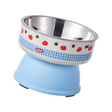 Ensemble de gamelles surélevées-bleu inox Petit indépendant 1