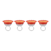 4 Stück Kolibri-Ring-Futterspender,
