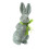 Ornement de lapin de Pâques en mousse convivial, conception-Vert 1