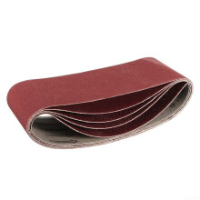 Sanding Belt Kit Aluminum Oxide With Grit Levels 40 80 120 For Surface Finishing 5 Piece