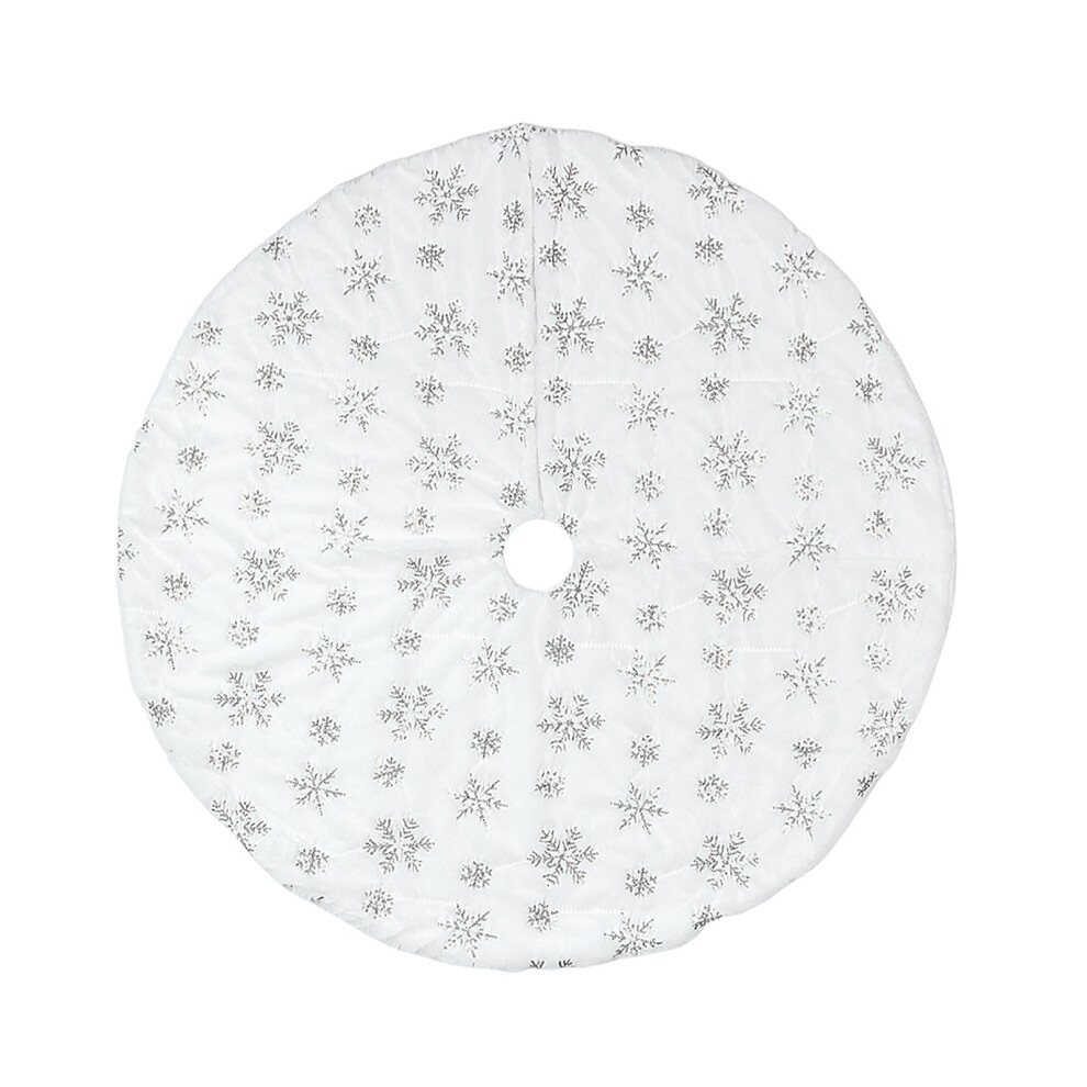 Elegant Festive Companion, Luxury Christmas Tree Skirt Brings Charm And Protection To Your Home, Faux Fur Plush Material Offers Unmatched Comfort, Gol-image-OPC-PNBWS5B-NEW
