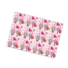 4Pcs Valentine's Day Wrapping Paper Love Heart Print-type B