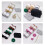 Fabric Crochet Cloth Glossing Tshirt Yarn for Crocheting-Black 2