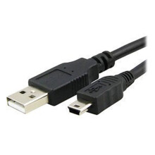 Mini USB Charge Lead Cable 2.5 Meter for GPS Sat Nav Devices Compatible with TomTom One Start XL Via Rider Series