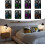 Digital Clock With Temperature And Humidity Display Large Screen Adjustable Brightness Battery Powered Black Shell Green 5