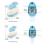 Sturdy Embossing Press Tool Metal and-Animal 5 piece set 4