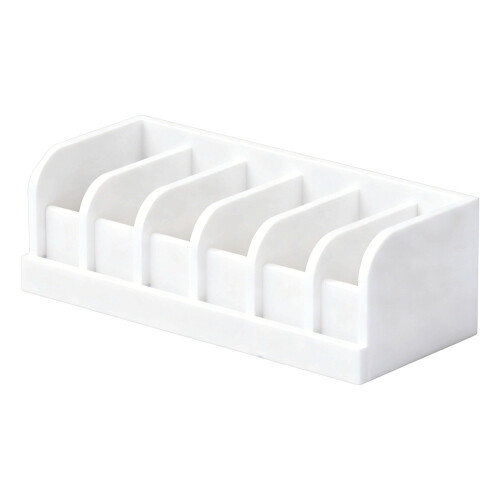 Compact Wooden Storage Organizers Saving Space For Belt-White