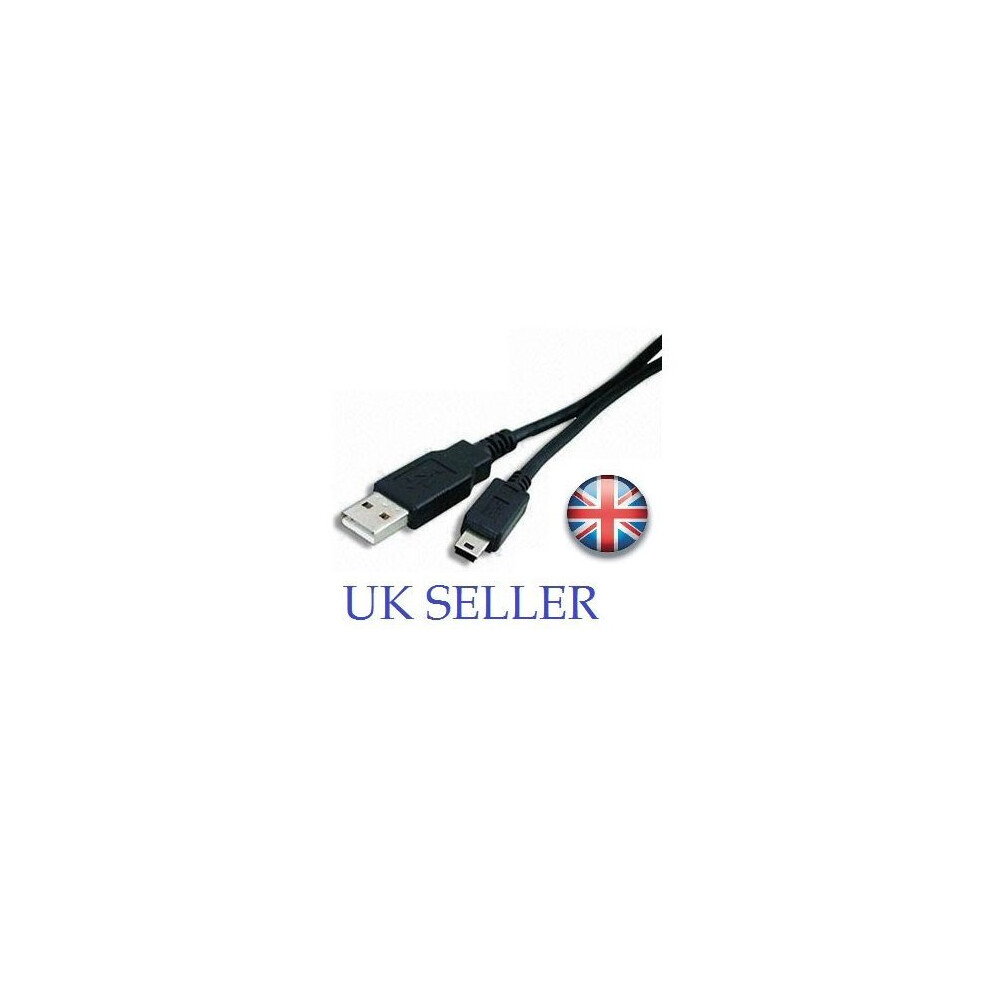 Usb Data Lead Cable For Compatible Garmin Nuvi 1390 1390T Gps Sat Nav Sync Cable 9323874243283