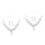 2 Pièces Ensemble Et Boucles D’Oreilles Argenté 4