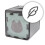 Tappeto da gioco puzzle in schiuma - KINDERKRAFT - LUNO SHAPES - Menta 1