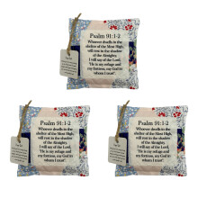 Soft and Colorful Fabric Item Adorned by Blessing Statement-N
