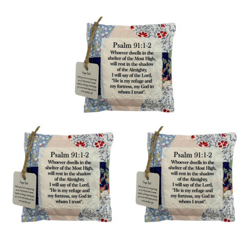 Soft and Colorful Fabric Item Adorned by Blessing Statement-N