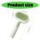 Peigne professionnel pour poils d'animaux, brosse Double-Blanc 4